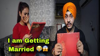 I am Getting Married 😱  Prank On My Girlfriend 😢  Prabh amp Rashi [upl. by Everrs593]