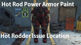 Fallout 4  Hot Rod Flame Power Armor Location Hot Rodder Issue Location [upl. by Eniamrahc797]