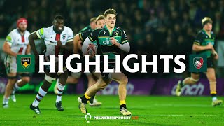 Highlights  Northampton Saints v Leicester Tigers [upl. by Bushore722]