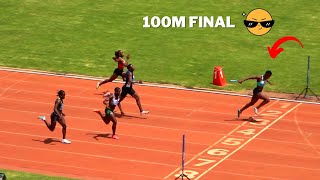 Womens 100m Final  ESTHER MBAGARI 1162 Sec  3rd AK Track and Field Meet 2024 [upl. by Eiramasil468]