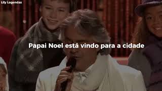 Andrea Bocelli  Santa Claus Is Coming To Town TraduçãoLegendado [upl. by Yelraf]