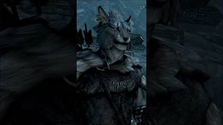 Skyrim Combat Npc🤯 elderscrolls game khajiit skyrim [upl. by Schalles]