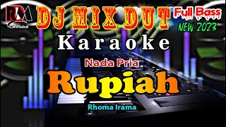 Dj Remix Dut Orgen Tunggal  Rupiah  Rhoma Irama Karaoke Nada Pria  By RDM Official [upl. by Neeluj]