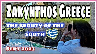 BEST OF ZAKYNTHOS SOUTH PART OF THE ISLAND VIA PRIVATE BOAT⛵⁉️ greece zakynthos [upl. by Doowrehs]