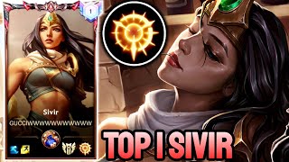 WILD RIFT SIVIR  TOP 1 SIVIR GAMEPLAY  GRANDMASTER RANKED [upl. by Jami]