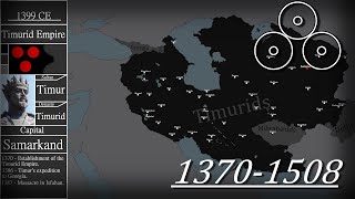 History of the Timurid Empire  Every Year [upl. by Candra64]