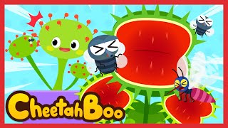 Scary Flytrap and Insects songs❗  Nursery rhymes  Kids song  Cheetahboo [upl. by Oalsecnew]