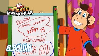 Efsane Maymunlar Çizgi Filmi  Kaykaylı Klip  8 Bölüm [upl. by Norad]