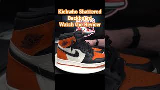 Jordan 1 High Shattered Backboard from KickWho Quick Visual Review [upl. by Robena]