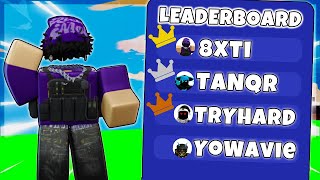 Im TOP 1 In Monthly Leaderboard  Roblox Bedwars [upl. by Tankoos672]