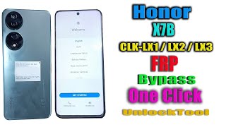 Honor CLKLX2 FRP Bypass  Honor X7B CLKLX1  LX2  LX3 Frp Unlocktool Google account Bypass [upl. by Graeme]