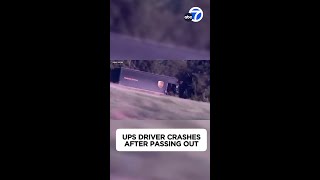 UPS driver crashes after passing out [upl. by Jeannine591]