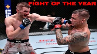 Dustin Poirier vs Dan Hooker  All Significant Strikes  UFC [upl. by Lacsap]