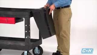 Rubbermaid HeavyDuty TrayShelf Carts [upl. by Asital]