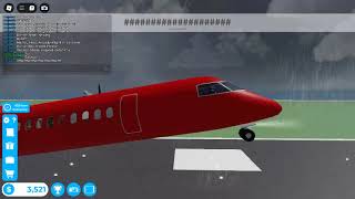 Roblox Cabin Crew Simulator Landing Santorini [upl. by Assilim]