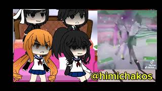 yandere simulator react to Ayanogachalifetaro BudoOsanaAyanofyppp [upl. by Odrareg]