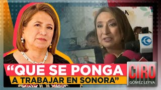 Xóchitl Gálvez le responde a Alfonso Durazo tras llamarla folclórica pintoresca y fake  Ciro [upl. by Aubreir]