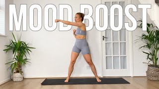 MOOD BOOSTING HIIT WORKOUT 10 MIN  All Standing Exercises [upl. by Nnayelsel]