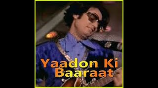 Yaadon ki baraat karaoke [upl. by Tirrag]