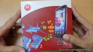 Motorola Atrix 2 unboxing amp overview [upl. by Nnylg]