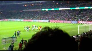 Werder Bremen vs HSV  10092011 bewegt eure Hüften und tanzt den Andree Wiedener [upl. by Sukul346]