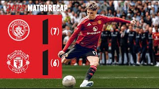 Man City 7 11 6 Man Utd  Match Recap [upl. by Eille514]