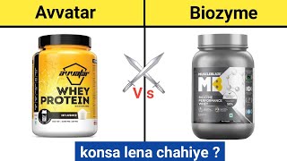 Avvatar whey protein vs muscleblaze biozyme [upl. by Purvis]