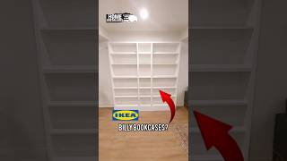 Built in BILLY Bookcase diy ikeafurniture home [upl. by Solracnauj]