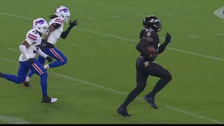 DERRICK HENRY 87 YARD FRANCHISE RECORD TOUCHDOWN 🔥 Ravens vs Bills 2024 Highlights [upl. by Ffilc]