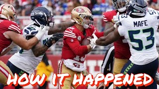 How did 49ers QB Brock Purdy Injure his Shoulder [upl. by Tabitha473]