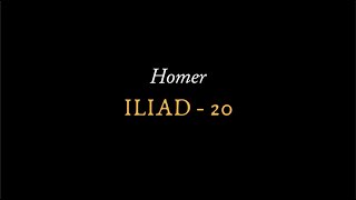 Iliad rhapsody 20 by Homer recited in reconstructed Ancient Greek by Ioannis Stratakis [upl. by Inglis36]