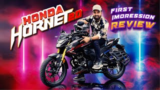 Honda Hornet 20 First Impression Review  First Ride On The New Honda Hornet 20  WEN VLOGS [upl. by Enneire]