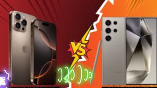 iphone 16 pro max versus samsung galaxy s24 ultra cuál supera a quién [upl. by Nauwaj]