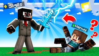 Using the LIGHTNING SWORD in Minecraft [upl. by Naid171]