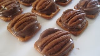 NUTTY CARAMEL PRETZEL SNACKS  PRETZEL SNACK RECIPE [upl. by Lyman]