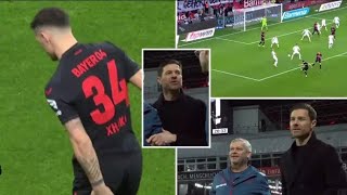 🤣Granit Xhaka Fools Entire Stadium With Celebration Xabi Alonso Reaction Was Priceless [upl. by Glen]