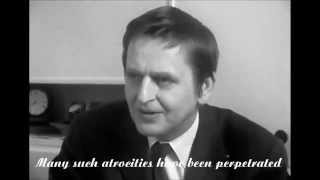 Olof Palme  Hanoi Speech 1972 eng [upl. by Llehcam]