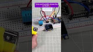 ESP32 Project Live Temp amp Humidity Display with OLED Screen [upl. by Eylsel]