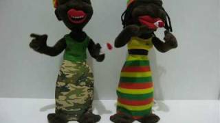 Jamaica Reggae Rasta electric stand figure doll toy 1 [upl. by Izak]