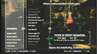 Skyrim  How to Make Enchanting Potions Increase Enchanting Powers and Items [upl. by Eduino]