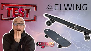 Skate electrique elwing Halokee VS nimbus debuter électrique sk8 longboard ride sans trottinette [upl. by Suoivatra]