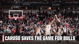 CLUTCH‼ ALEX CARUSO SENDS IT TO OT VS BUCKS 😱🚨 [upl. by Ahsad295]