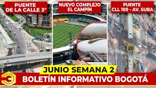 Noticias de Infraestructura de la Actualidad de Bogotá  2° Semana Junio [upl. by Ahsieyn]