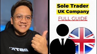 How To Register a Sole Trader Company In The UK 2024  Full Guide [upl. by Darren]