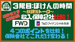 【放課後トーク８】 収入保障保険比較！ 第二弾★ 加入年齢３０～４５歳の比較もしてるよ☆ [upl. by Olbap]