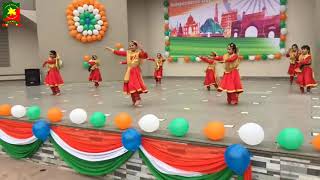 Class 2nd  Kathak Dance  Independence Day  BS Memorial School  Abu Road [upl. by Auginahs71]