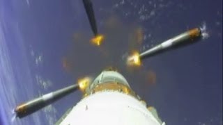 Onboard camera view launch and separation of Sentinel1A [upl. by Hinson]