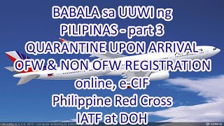 Philippines  Travel to Philippines  Reentry procedures  eCIF registration  Philippine Airlines [upl. by Ajani]