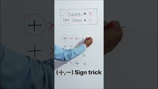 Sign problemSolved 💯 maths short tricks👌 maths guru🧑‍🏫 [upl. by Nonac]