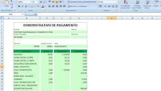 Aula 3  8APRENDA FAZER UM CARTÃO DE PONTO NO EXCEL CALCULANDO HORAS EXTRAS E FERIADOS [upl. by Milton607]